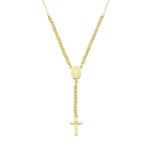 Collana Amen Rosario Dorata