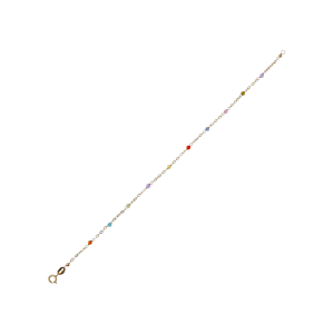 Bracciale Oro 18 kt Donna con pietre colorate