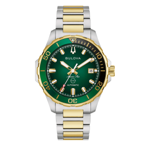 Orologio Bulova Marine Star Automatic bicolore quadrante verde b41 mm
