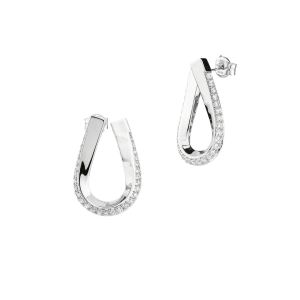 Orecchini Boccadamo Pendenti contrariè con zirconi