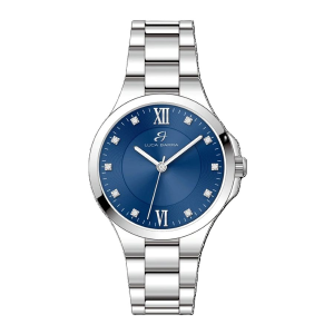 Orologio Luca Barra acciaio quadrante blu 34mm