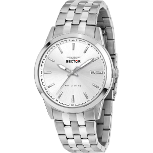 Orologio Sector 660 41mm 3H White Silver
