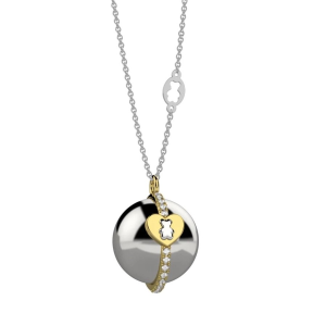 Collana Nanan chiama angeli Ottone Cuore Tato Dorato