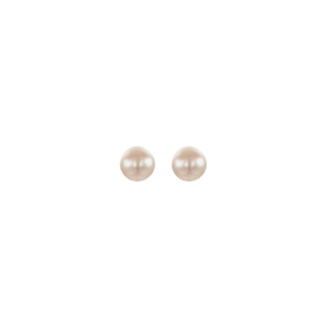 Orecchini Rajola Perle di fiume rosa mm 10