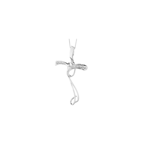 Collana PG Gioielli Crocifisso Oro e Diamanti ct 0,02
