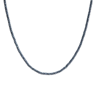 Collana Luca Barra elementi ematite nera