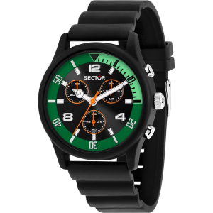 Orologio Sector H20 43mm Black/Green Crono