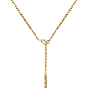 Collana Morellato Design girocollo con cristalli e pendente dorato