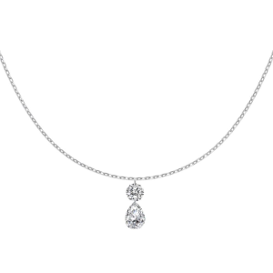 Collana Almira Gioielli argento rodiato con pendente