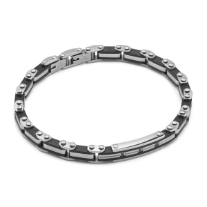 Bracciale Boccadamo in acciaio con maglia articolata