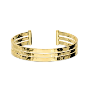 Bracciale Etrusca Gioielli Rigido Multifilo Placcato Oro 18Kt