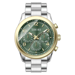 Orologio Stroili Montecarlo Multifunzione acciaio Green 43 mm