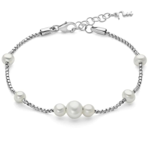 Bracciale Miluna Miss Italia Perle e Argento