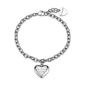 Bracciale S'Agapo' BE MY ALWAYS "Grazie di Cuore"