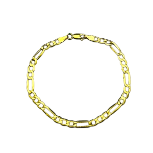 Bracciale Oro 18 kt da uomo giallo maglia piatta