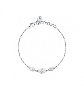 Bracciale Morellato 3 Pave Argento Bianca