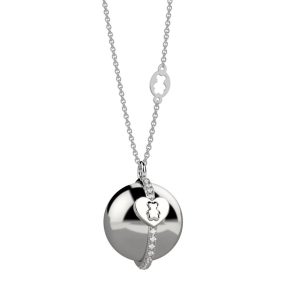 Collana Nanan chiama angeli Ottone Cuore Tato Argento