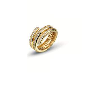 Anello Boccadamo Mediterranea Starry Dorato