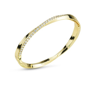 Bracciale Boccadamo Caleida Bronzo Dorato e Zirconi bianchi